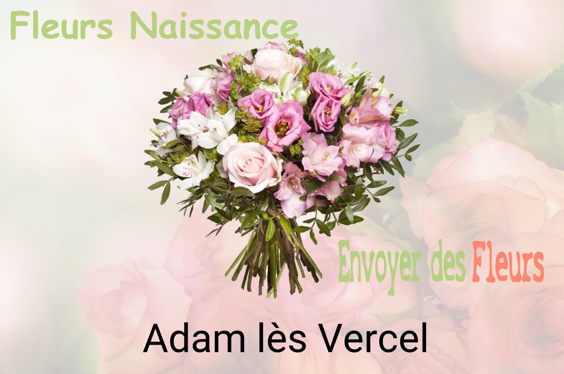 Bouquet de fleurs de naissance livré à Adam-lès-Vercel